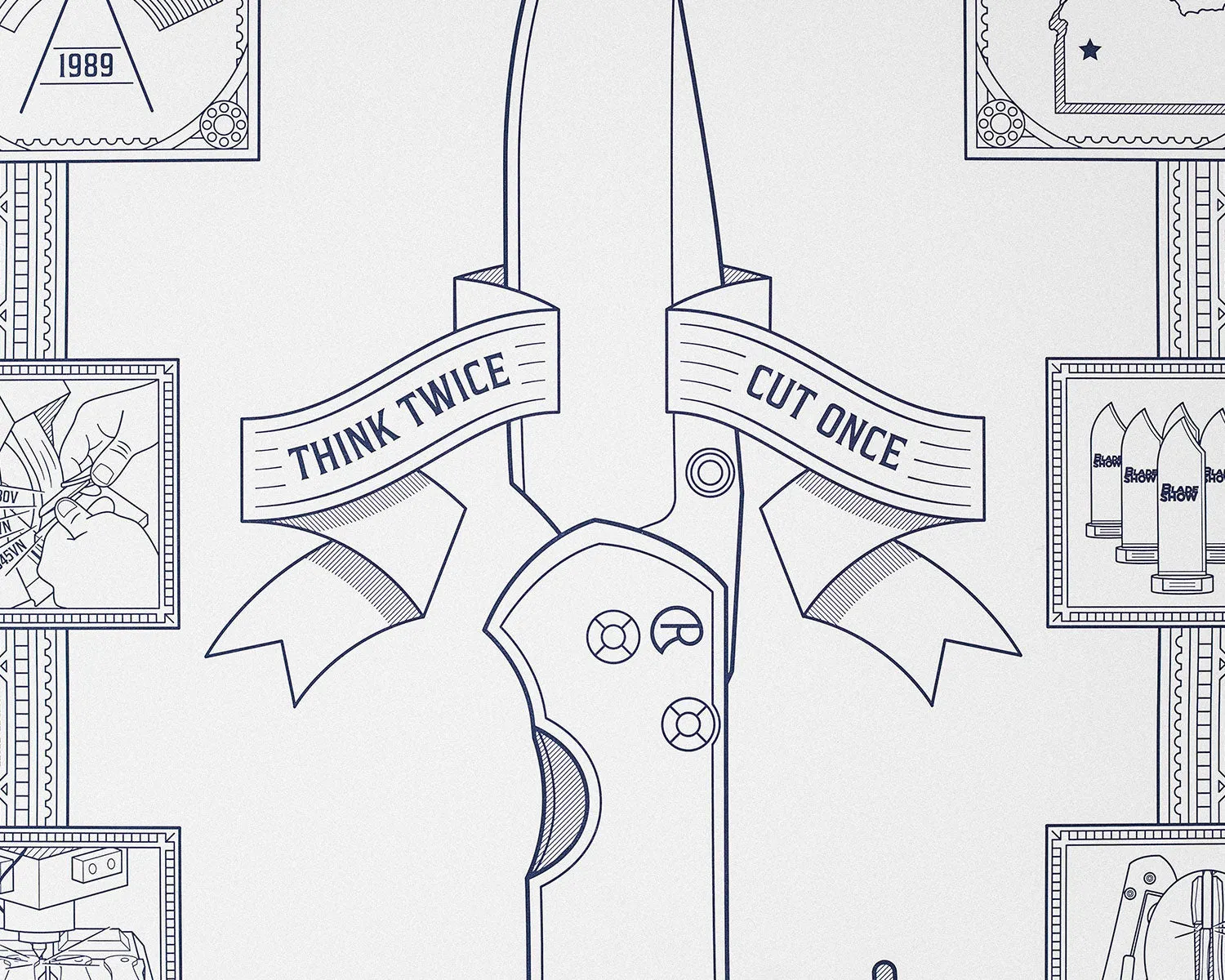 Sebenza Letterpress Premium Poster - Knafs x Chris Reeve Knives - 16 x 20"