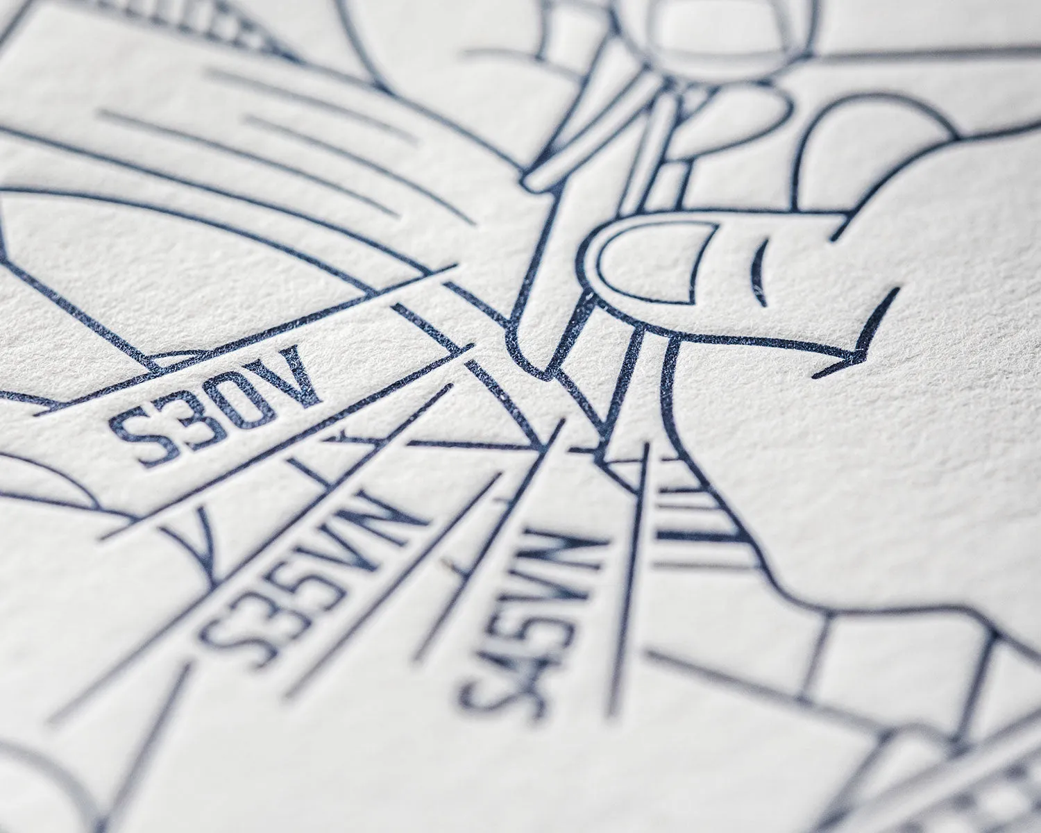 Sebenza Letterpress Premium Poster - Knafs x Chris Reeve Knives - 16 x 20"