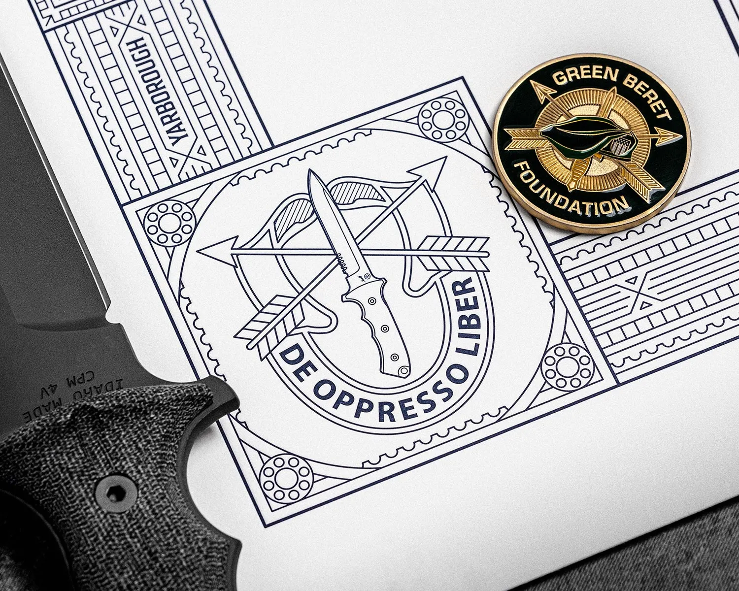 Sebenza Letterpress Premium Poster - Knafs x Chris Reeve Knives - 16 x 20"