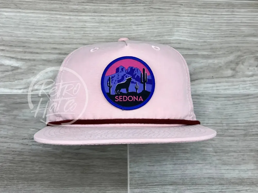 Sedona Arizona Patch on Retro Rope Hat