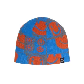 Smirley Skully Beanie - Light Blue