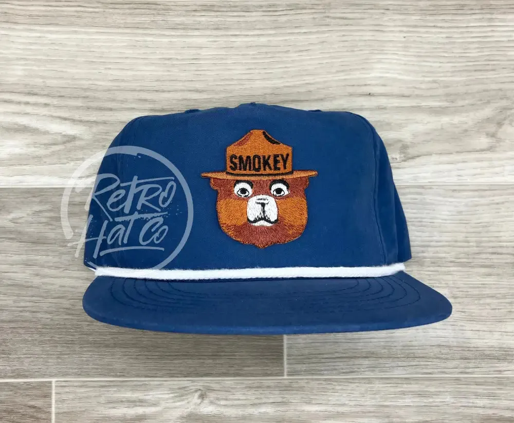 Smokey the Bear on Retro Poly Rope Hat