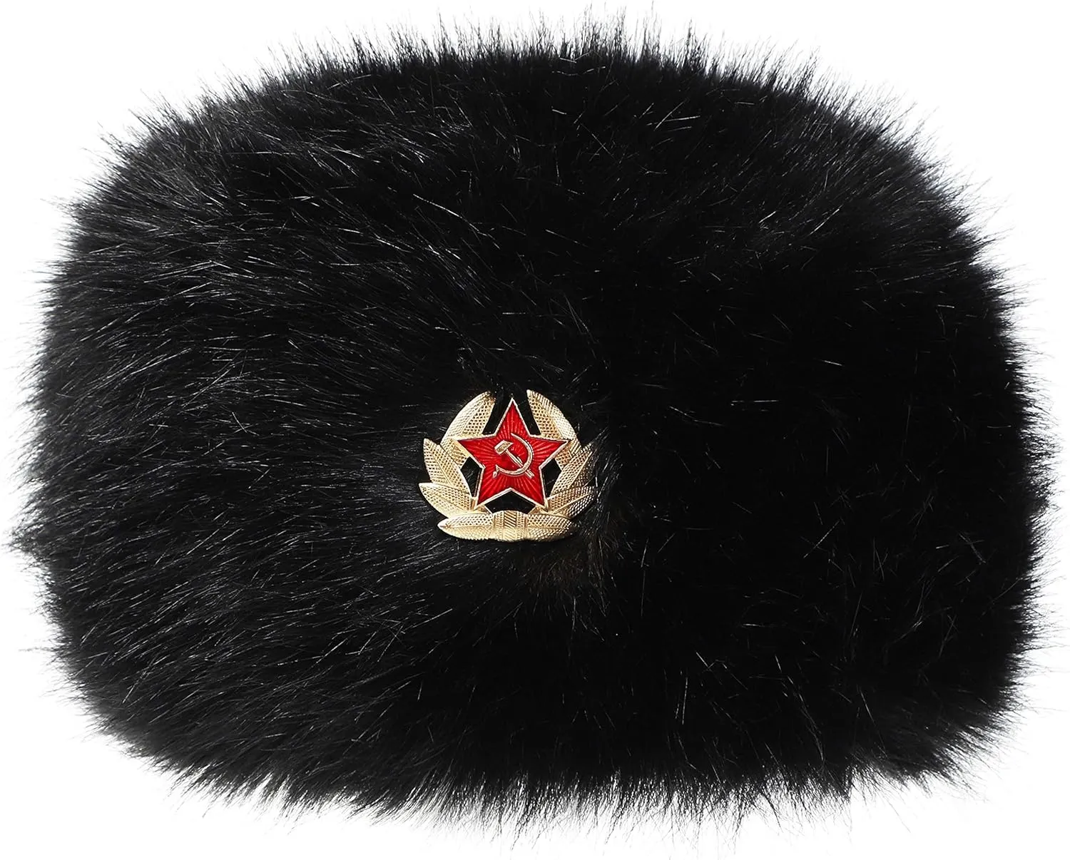 sy soul young Women's Winter Faux Fur Cossak Russian Style Hat Warm Cap