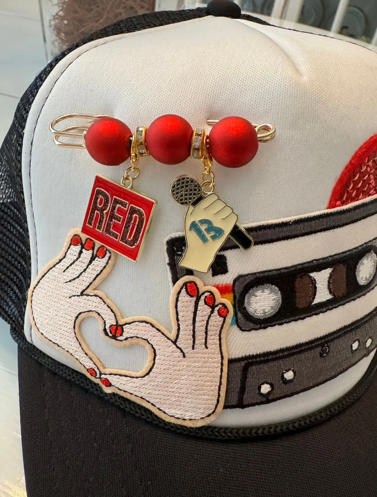 T Swift Music Ponytail Patch Trucker Cap