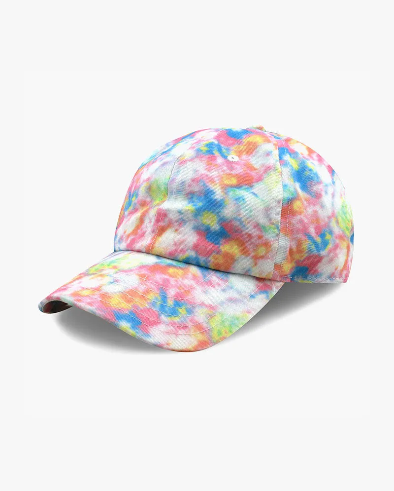 The Hat Depot - Tie dye Cotton Baseball Cap