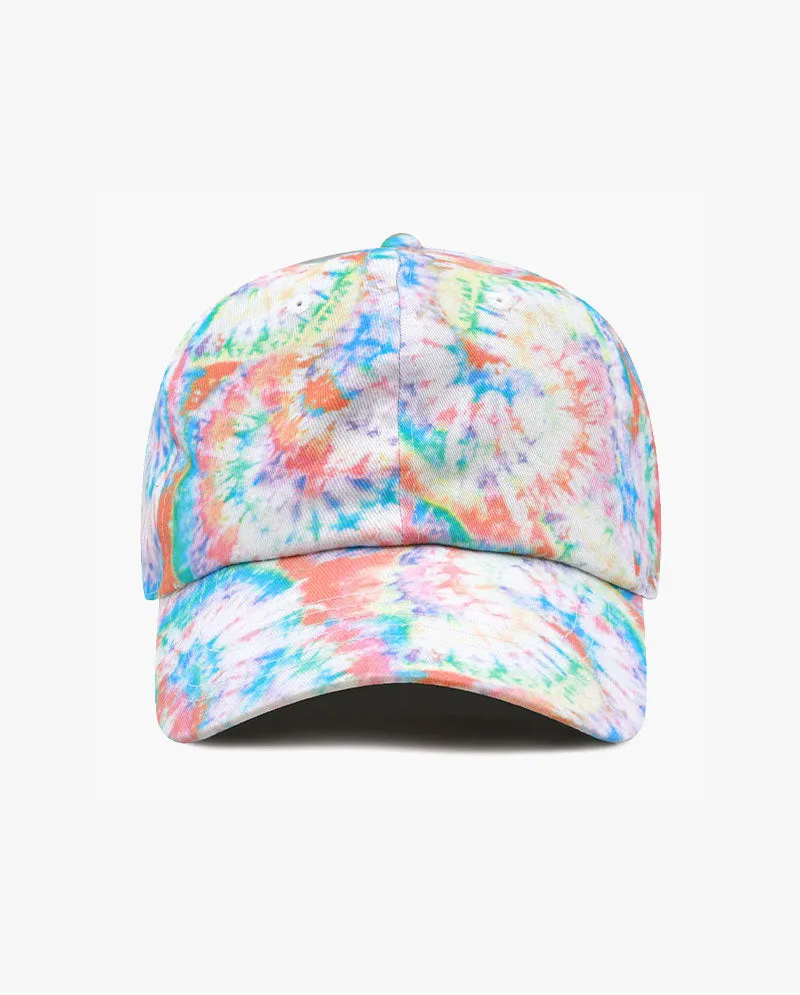 The Hat Depot - Tie dye Cotton Baseball Cap