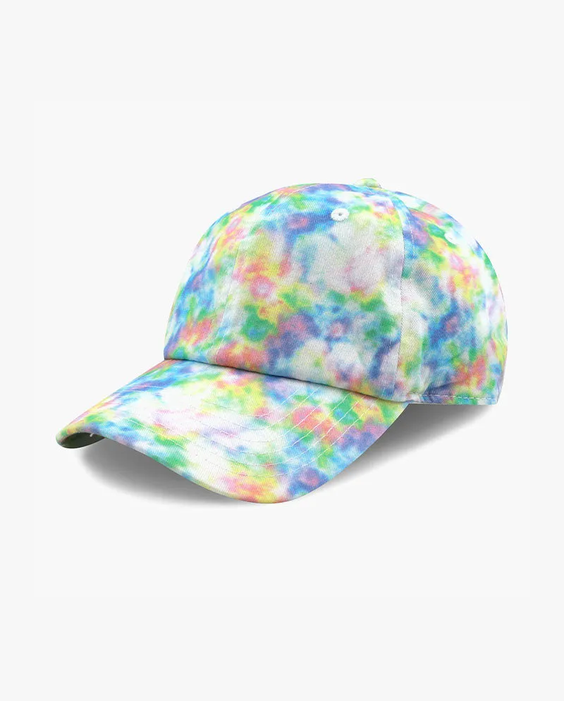 The Hat Depot - Tie dye Cotton Baseball Cap