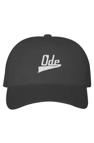 The Ode Script Dad Hat- Black