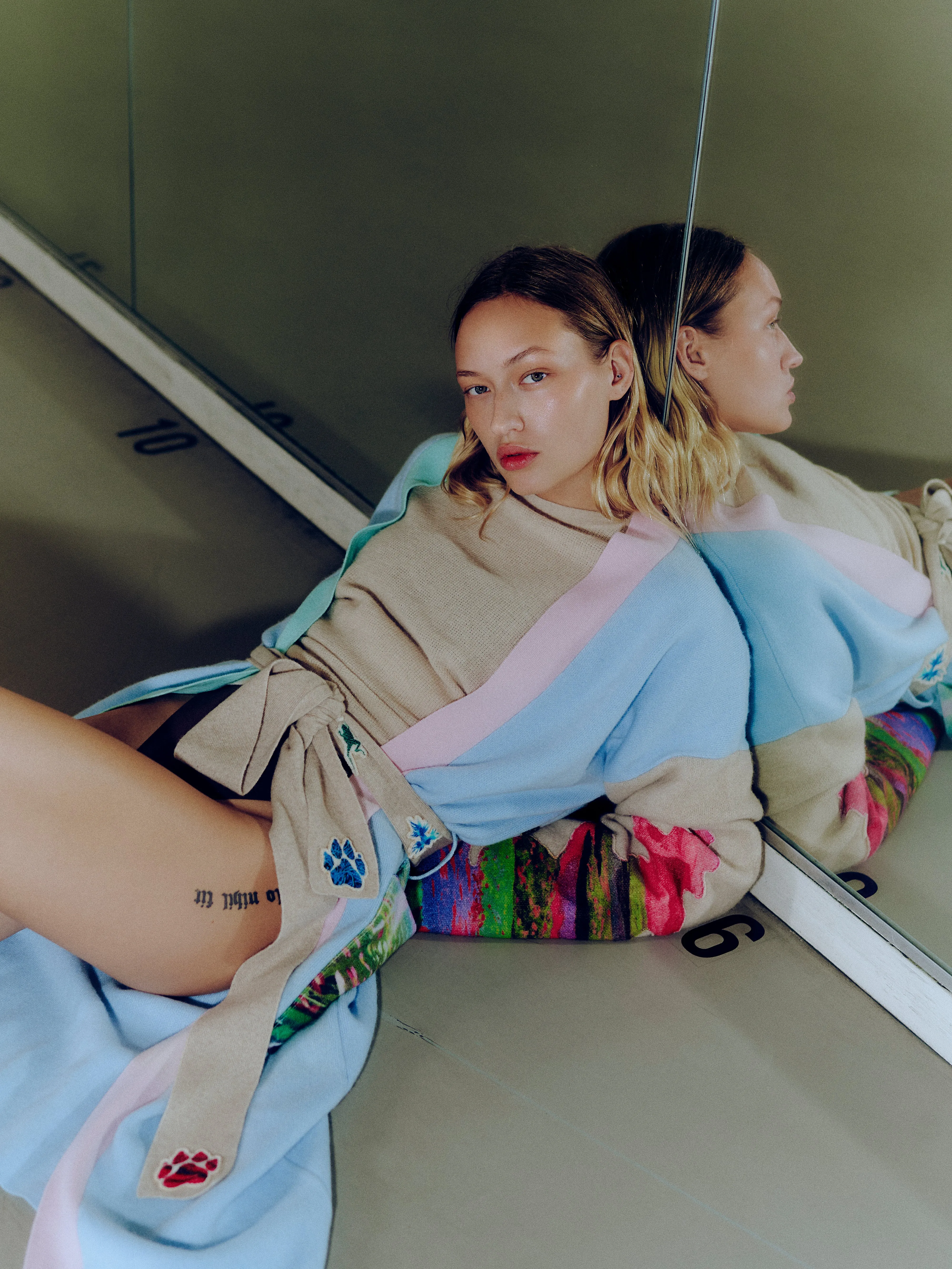 Tri Color Robe