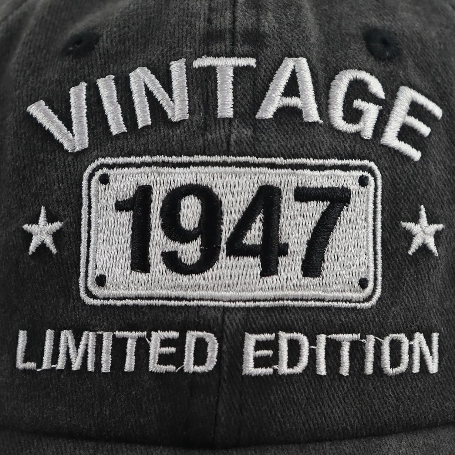 Vintage 1954 1953 1952 1951 1950 1949 1948 1947 1946 1945 Limited Edition Adjustable Embroidered Baseball Cap