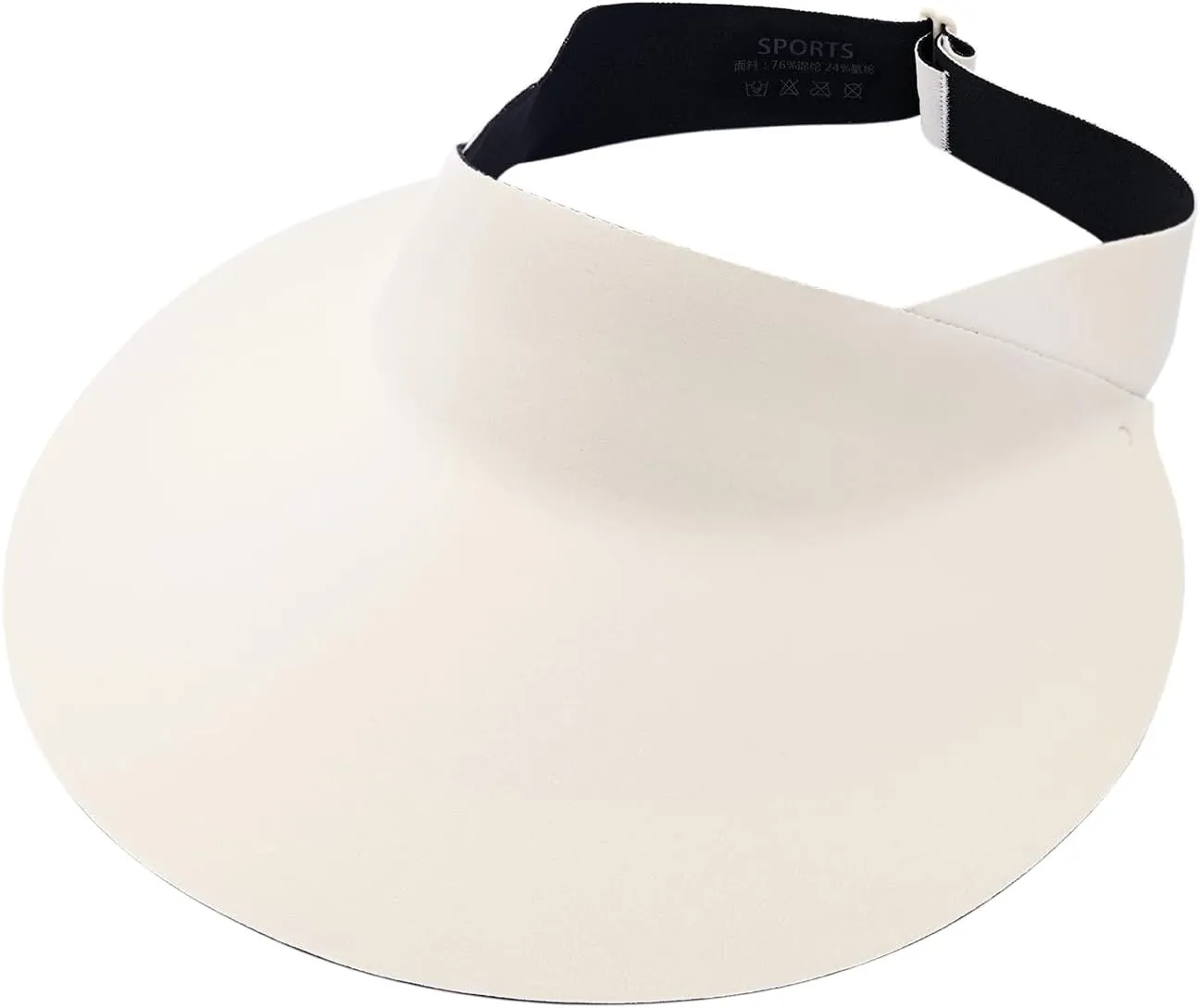 Women Wide Brimmed Non-Trace Ponytail Sunscreen Visor, Foldable Beach Sun Hat with UV Protection for Women Young Girls