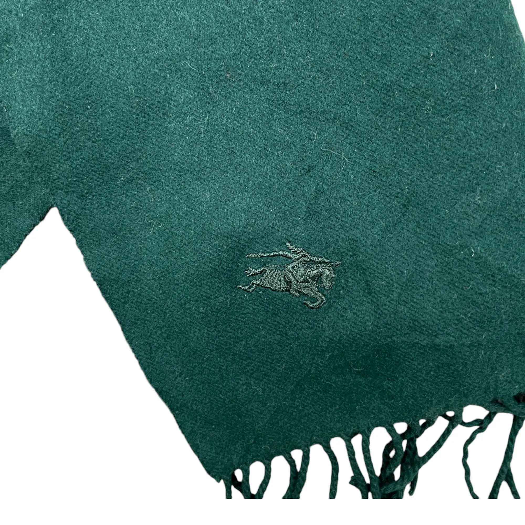 Women's Embroidered Logo Scarf Green