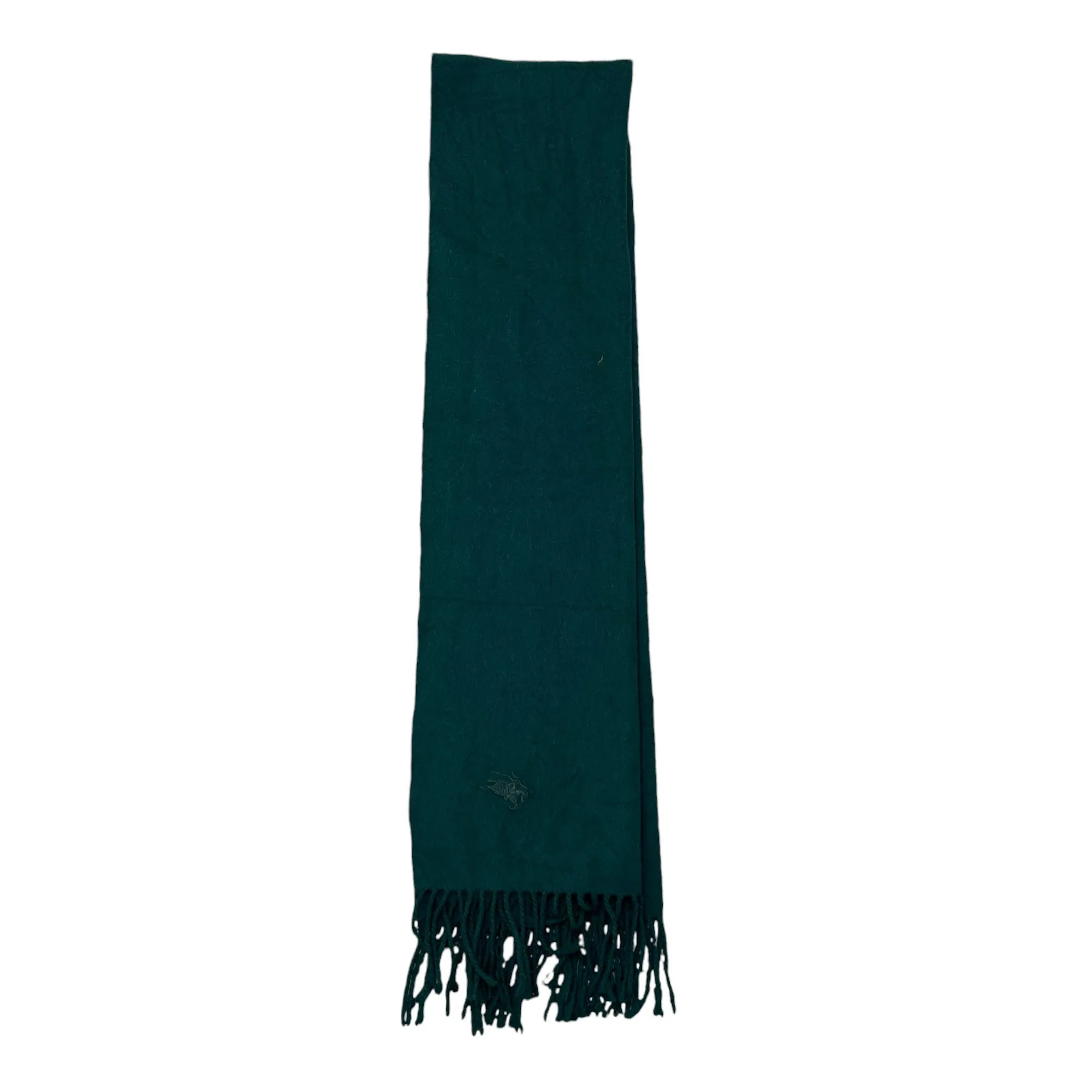 Women's Embroidered Logo Scarf Green