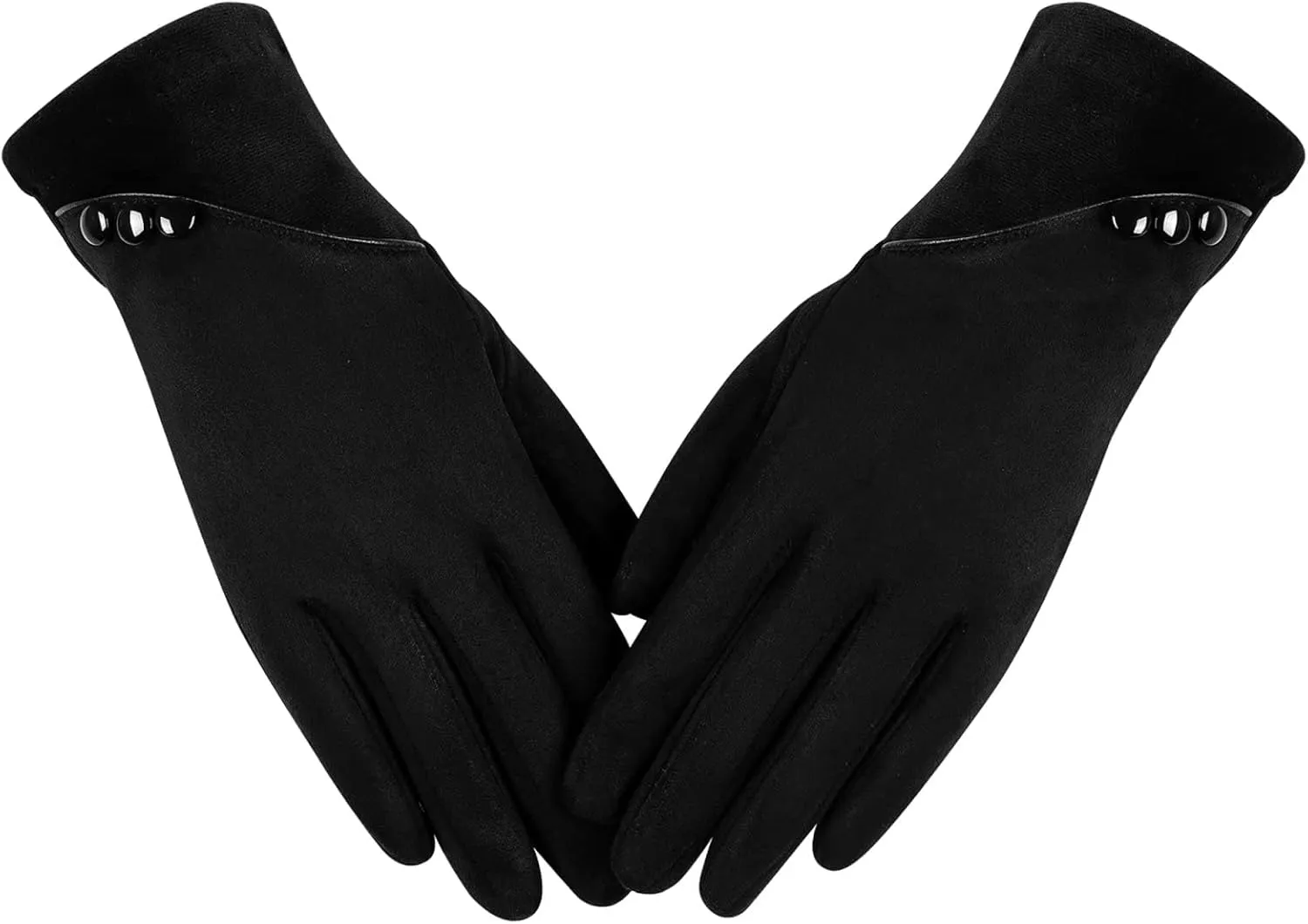 Womens Winter Warm Gloves With Sensitive Touch Screen Texting Fingers, Fleece Lined Windproof Gloves