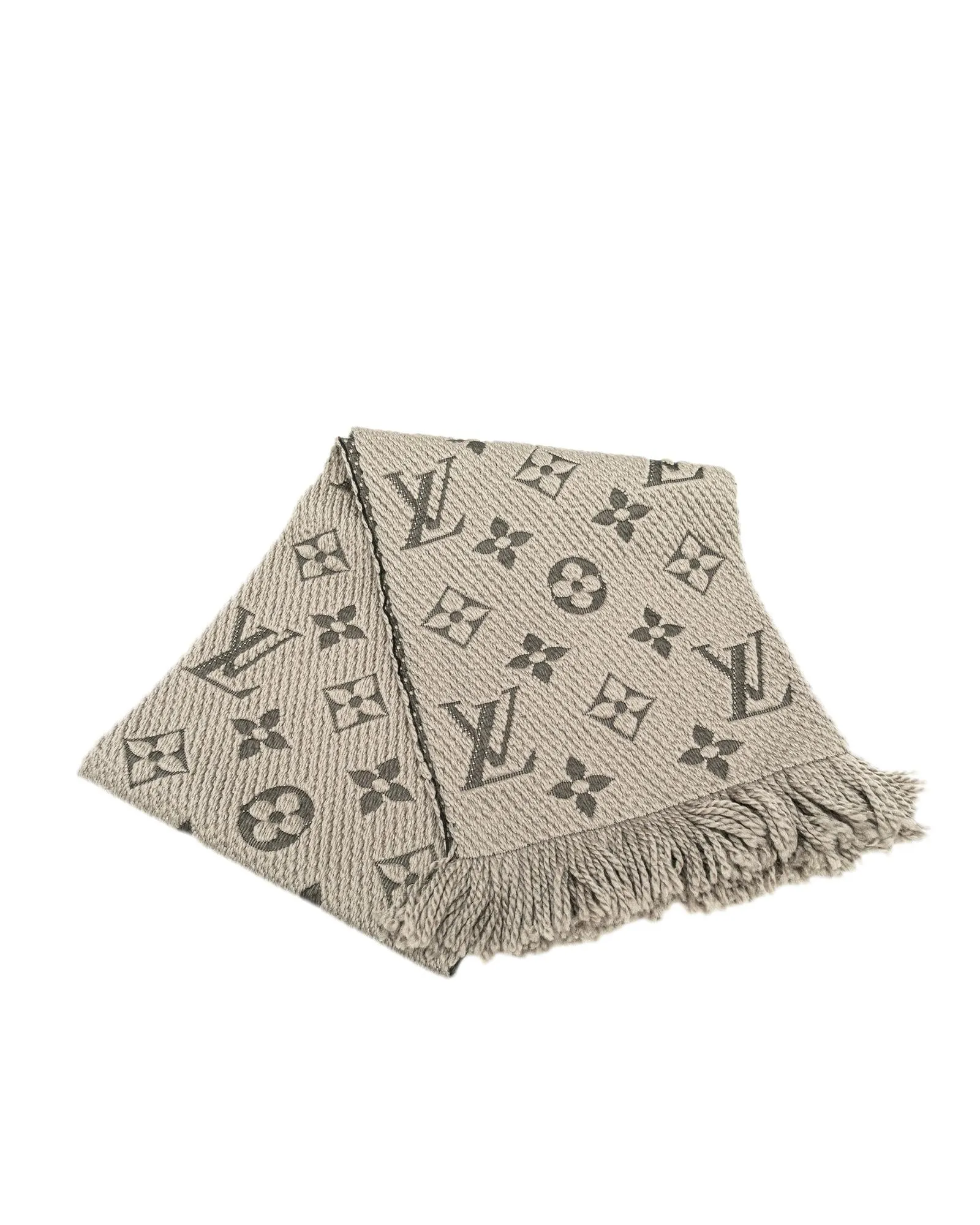 Wool and Silk Logo Scarf
