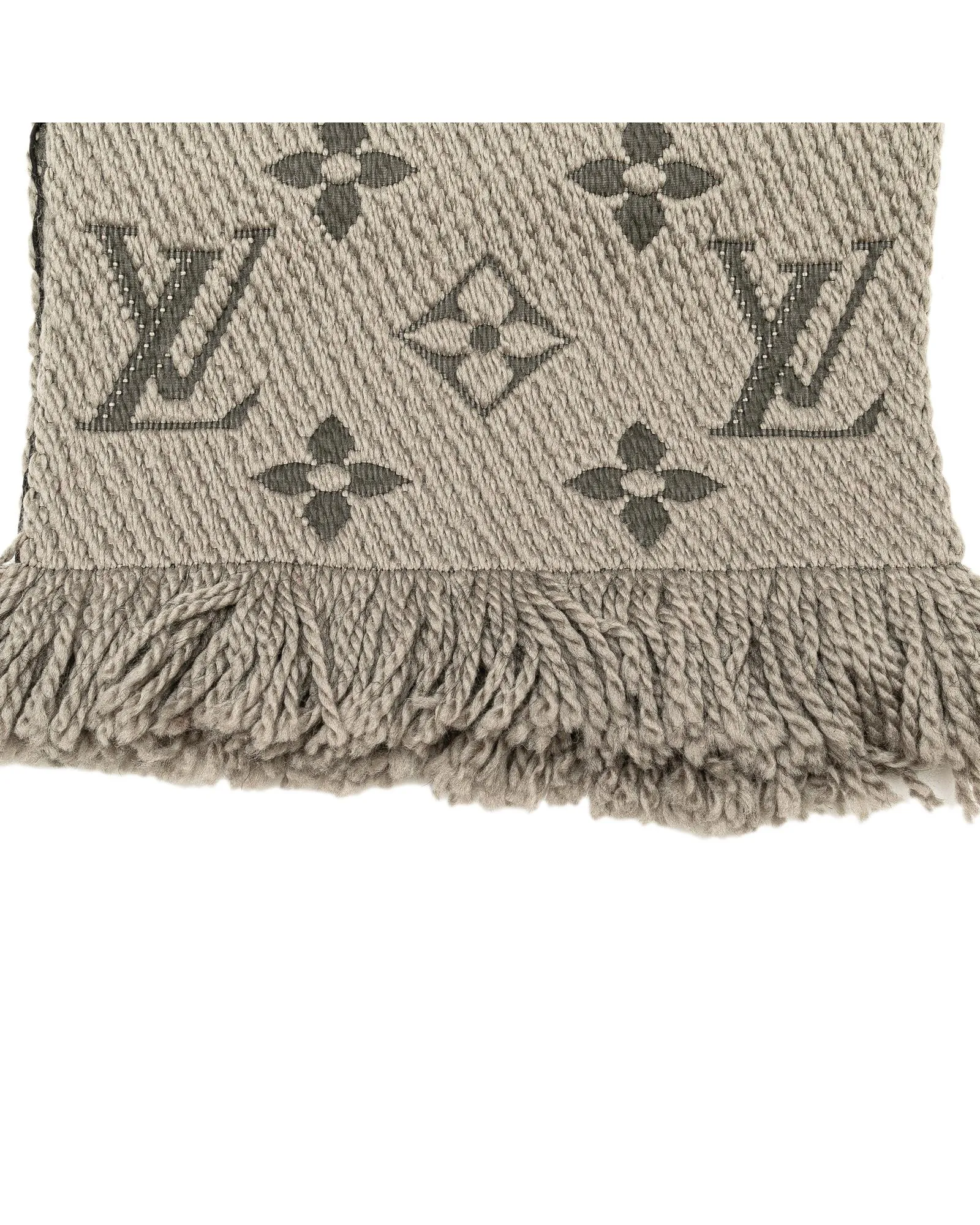 Wool and Silk Logo Scarf