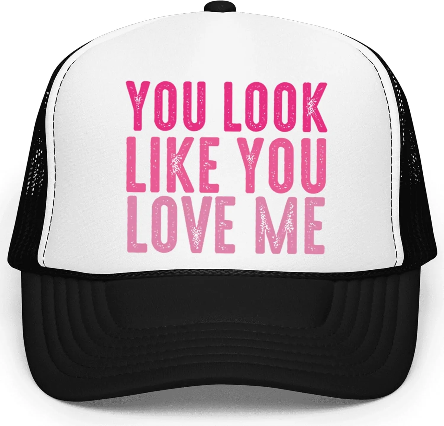 You Look Like You Love Me Trucker Hat Country Song Lyrics Adult Classic 5 Panel Mesh Snapback